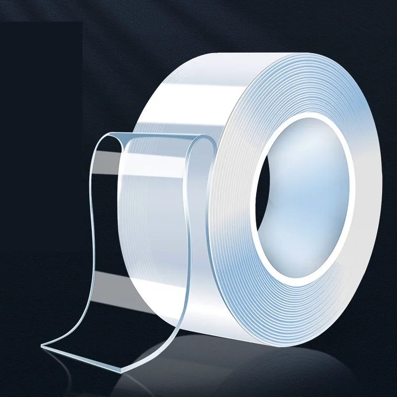 1/3/5 m Nano-Klebeband, doppelseitiges Klebeband, spurloses wasserdichtes Klebeband für Badezimmer, Küche, Waschbecken, Wasserhahn, Gel-Aufkleber