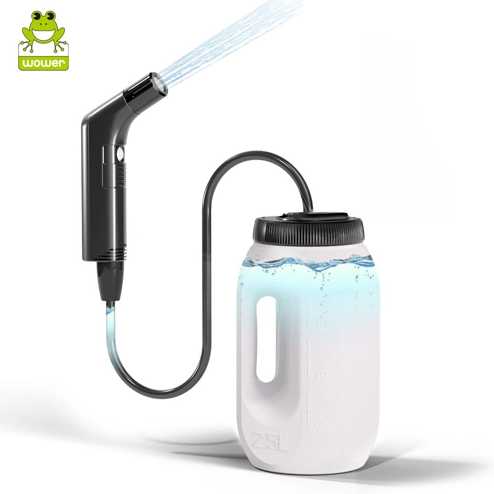2,5 l tragbares elektrisches Bidet, wiederaufladbar, Shataf-Handbidet, Po-Sprühgerät für die persönliche Hygiene, Reinigung, Reisen, Camping, Bidet