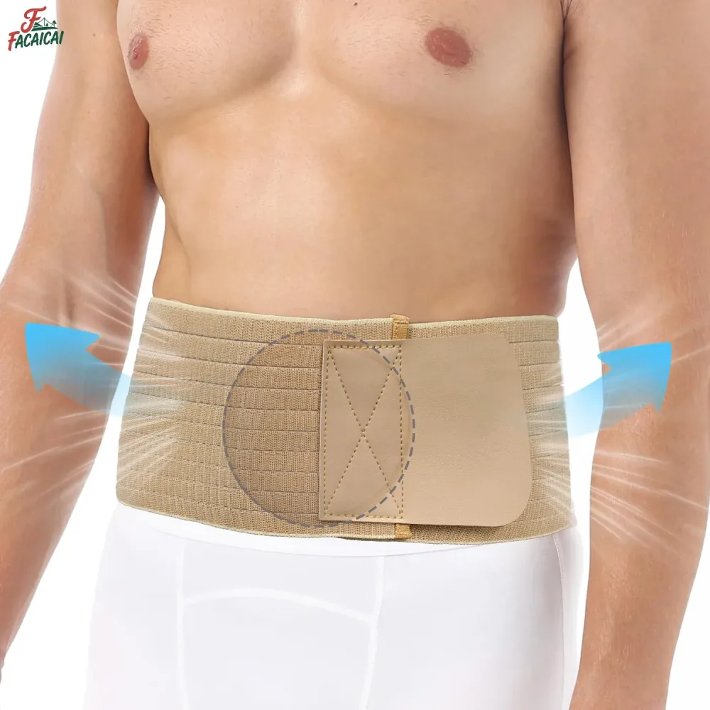 1 Stück verstellbarer Spandex-Nabelschnurbruchgürtel ? Bauchstützbandage für Bauchnabelnabel, voraal- und Leistenbruch