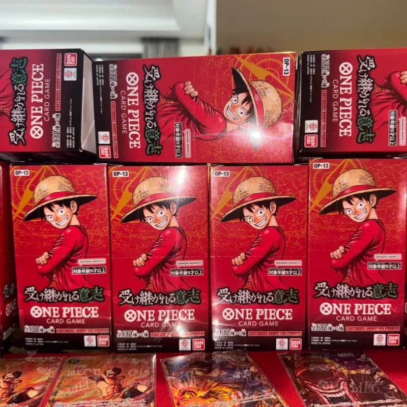 2026 Auf Lager One Piece OP13 Serie Japanische Version Kartenspiel Romance Dawn Booster Box Japan Anime TCG Sammelkarten Geschenk