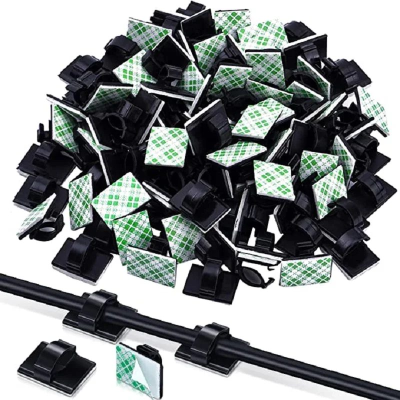 30 stücke Kabel Organizer Clips Kabel halter Desktop Workstation Wire Manager USB Lade datenleitung Spulen wickler Kabel management