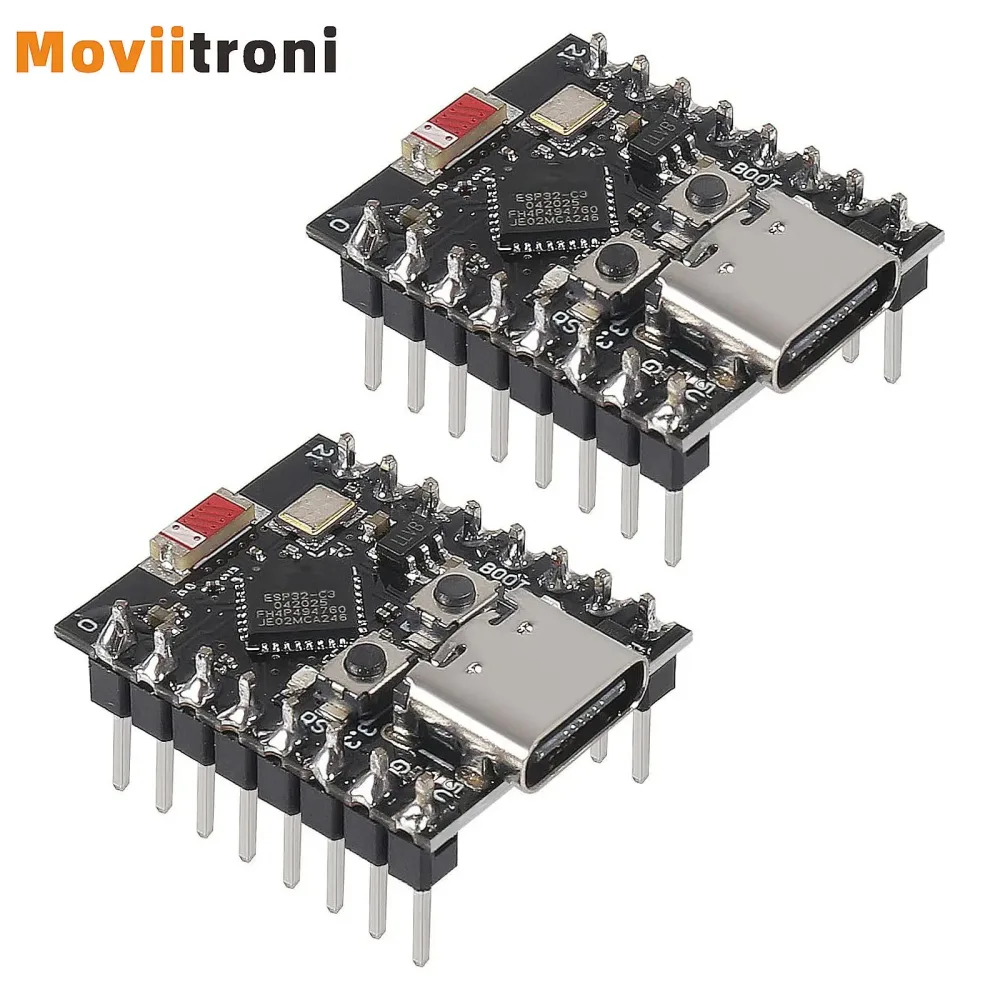 2 Stück ESP32-C3 Entwicklungsboard ESP32 SuperMini Entwicklungsboard ESP32 Entwicklungsboard WiFi Bluetooth für Arduino