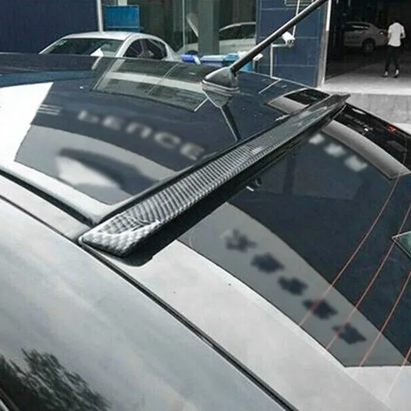 Universeller Auto-Heckspoiler, DIY-Kofferraumlippe im Carbon-Fiber-Stil für individuelle Fahrzeugmodifikationen
