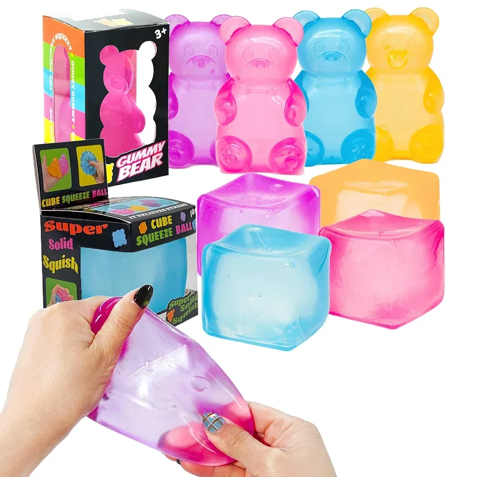 Schöner Würfel Langsam Aufsteigender Sensorischer Fidget-Würfel Stressabbau Angstlinderung Sensorisches Werkzeug für Konzentration ADHS & Büro-Schreibtisch Beruhigendes Gadget