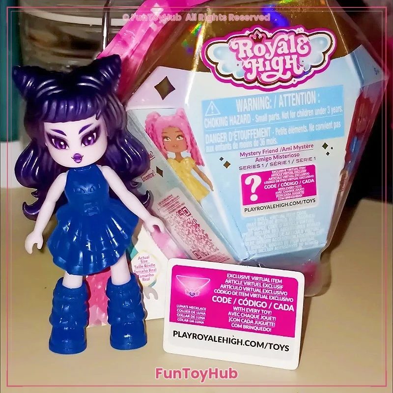 Auf Lager Royale High School Blind Box mit Spielcode & Bestätigungsstück Prinzessin Niedliche Actionfigur Überraschungstüte Geschenk für Mädchen