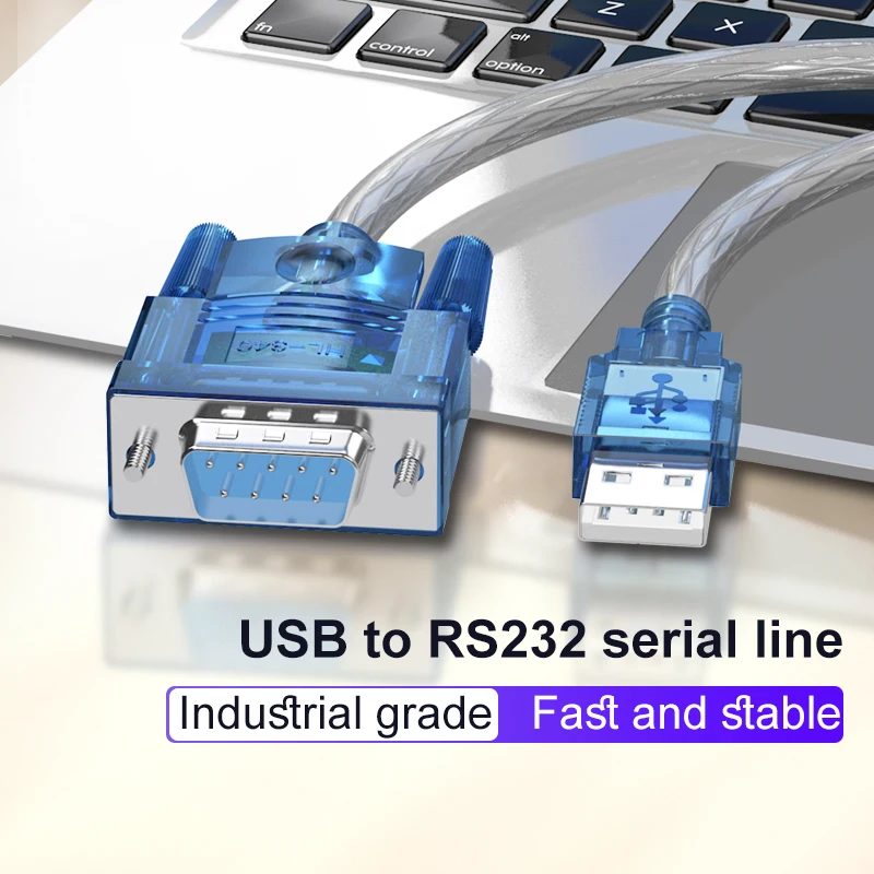 USB auf RS232-Kabel DB9 COM-Port Serieller PDA 9-poliger DB9-Konverter-Adapter für Computer-SPS