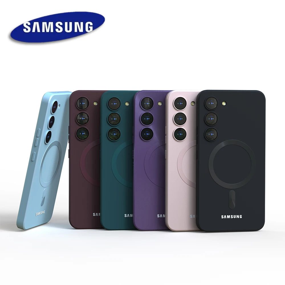 Für Samsung Galaxy S25 S23 S22 S21 S26 Plus S24 FE A56 A55 A54 A36 A35 A16 Magnetische Hülle Stoßfeste Schutzhülle Rückseiten-Abdeckung Funda