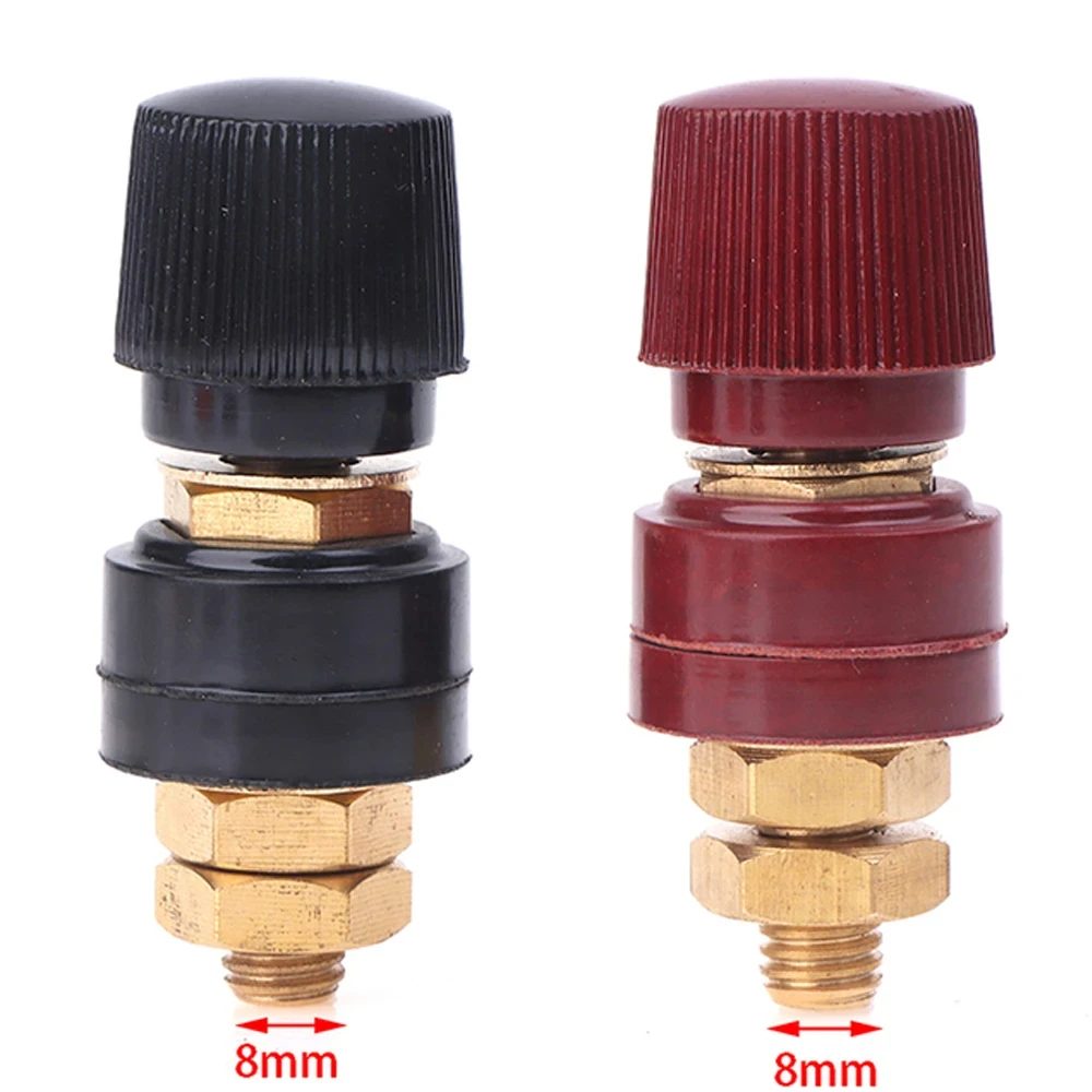2 teile/satz 6mm 8mm Messing Stud Premium Fernbedienung Auto Batterie Power Junction Post Connector Terminal Kit Auto zubehör