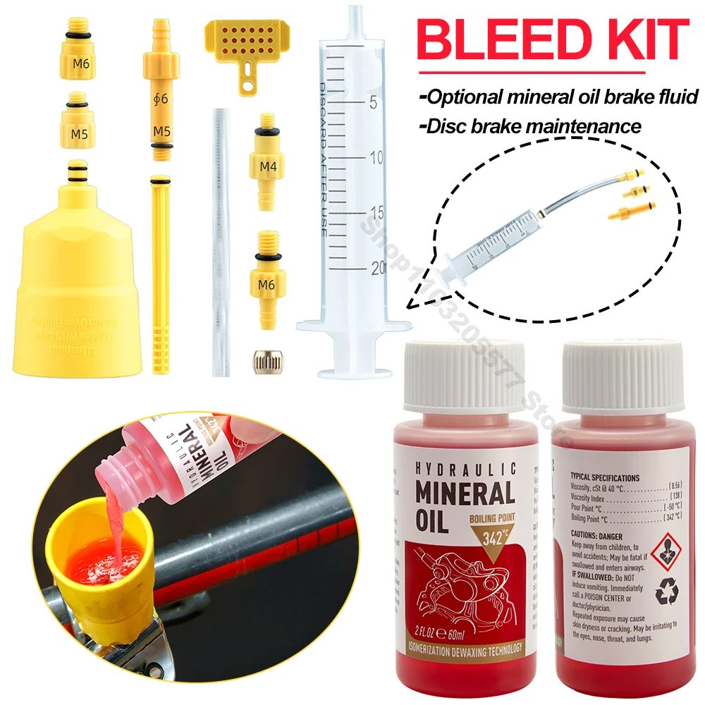 60 ~ 120 ML Fahrrad Bremsöl Entlüftung Kit Werkzeuge Für SHIMANO, TEKTRO, Avid, Serie MTB Rennrad Bremse Reparatur Werkzeug