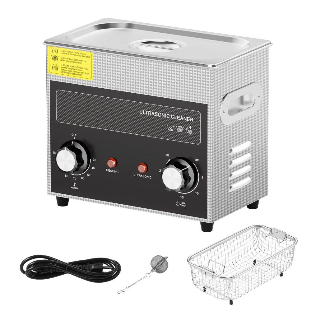 SucceBuy 2/3/6/10/15/30L Ultraschallreiniger mit Heizung, Timer für Laborwerkzeuge, Metallteile, Vergaser, Messing, Autoteile, Motorteile