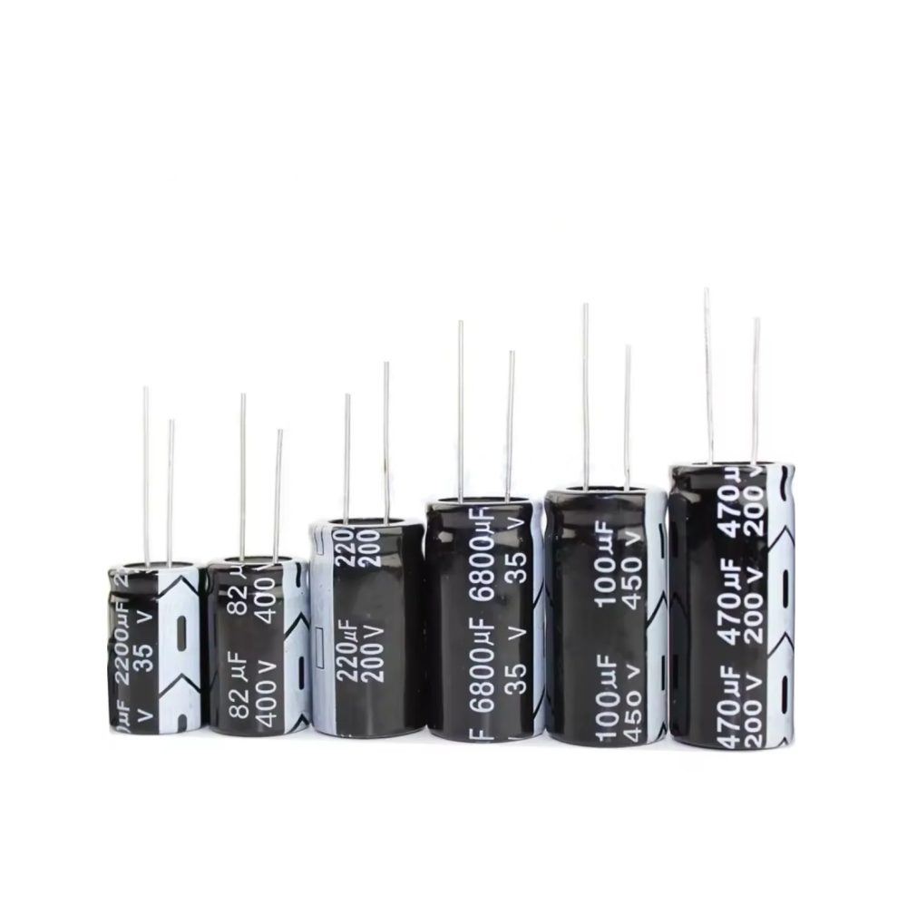 10V 16V 25V 35V 50V 63V 100V DIP Aluminium-Elektrolyt-Kondensator 10UF 22UF 47UF 100UF 220UF 330UF 470UF 680UF 1000UF 2200UF 4700UF