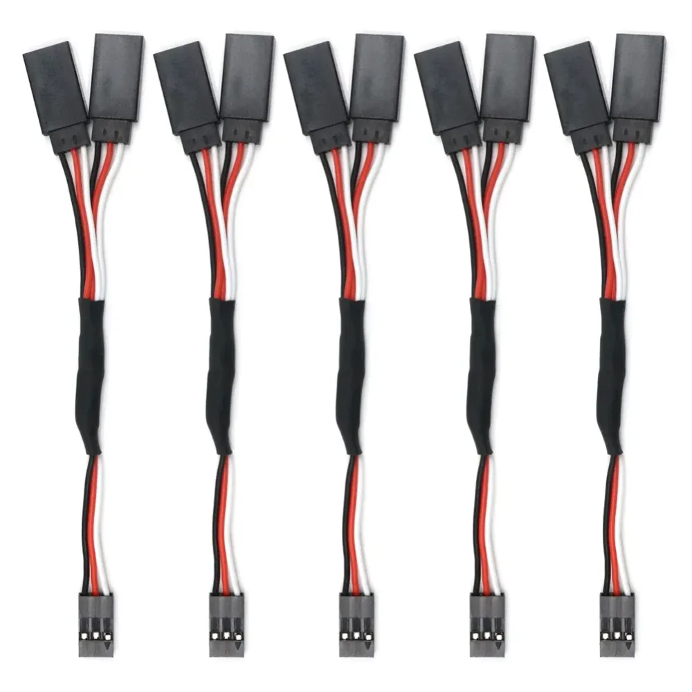 5PCS 100/150/200/300/500mm RC Servo Y Verlängerung Kabel Kabel Blei draht Für RC Servo JR Futaba RC Flugzeug Hubschrauber Auto DIY