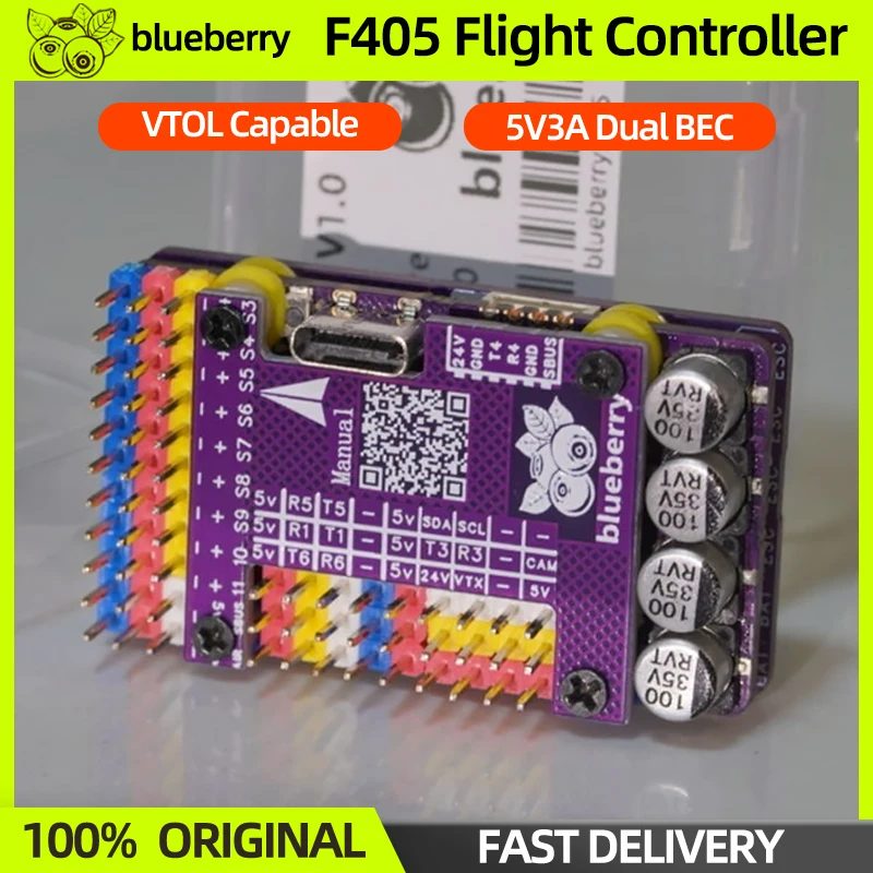 F405 Flugsteuerung für Starrflügler-Flugzeuge, unterstützt AP/INAV für RC FPV Starrflügler-Drohnenteile