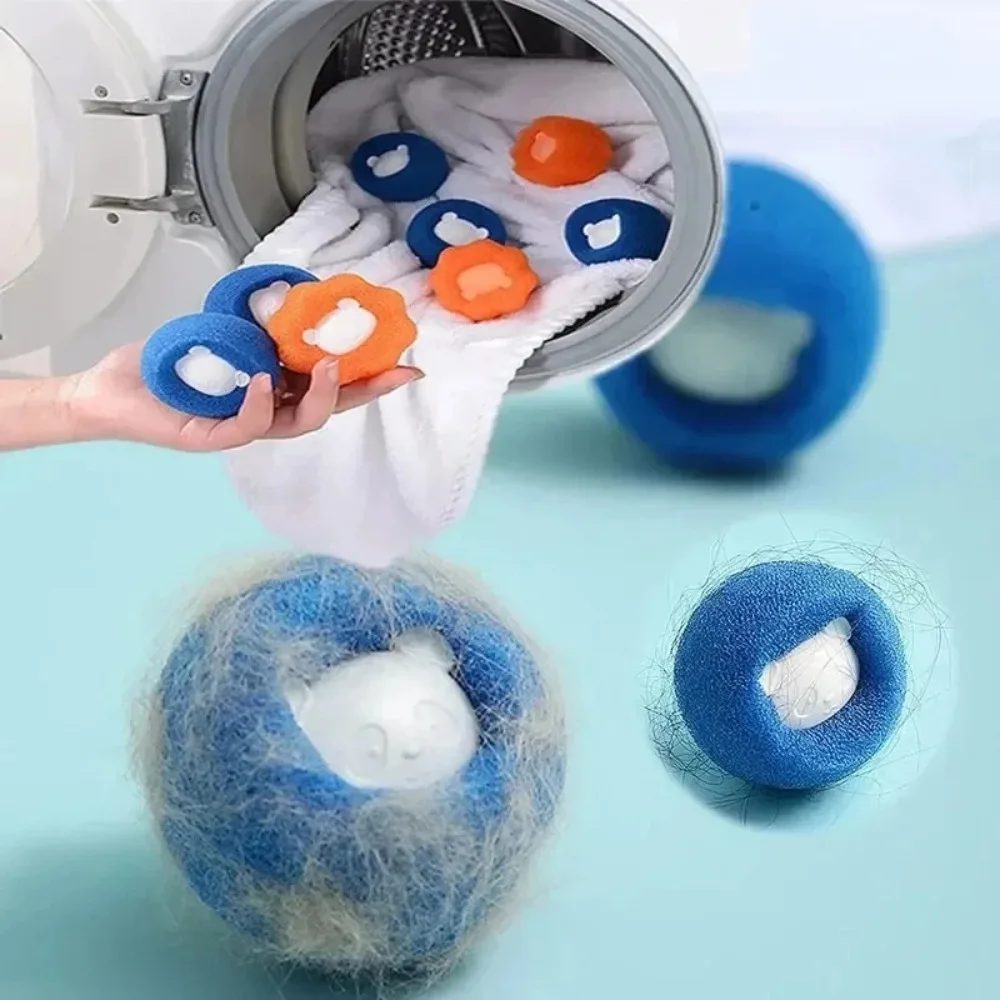 Wäschebälle, 3?10 Stück, Wäschebälle, Tierhaarentferner, wiederverwendbare Bälle, Waschmaschinenfilter, entfernt Flusen vor der Kleidung, Ballfang