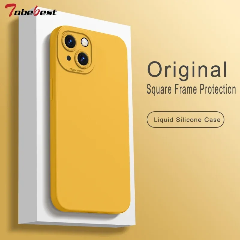 Platz Rahmen Schutz Flüssigkeit Silikon Fall für Iphone 14 13 12 MINI 11 Pro XS Max XR X 8 7 plus SE 2020 Weiche Funda Abdeckung