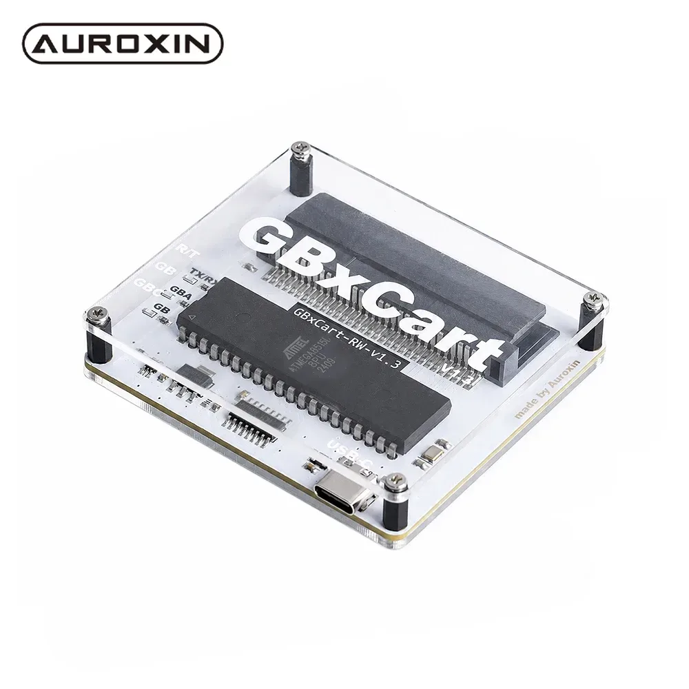 Auroxin GBxCart RW V1.3 USB-Spielmodul-Leser und -Schreiber für Game Boy GBC GBA ROM-Backup, Speichern, Wiederherstellen, Flash-Kartuschen-Programmierer