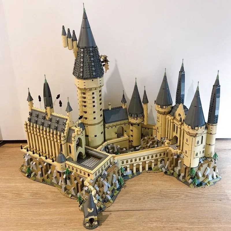 Raumdekoration Schloss-Architektur Baustein-Set Konstruktionsmodell Bausteine für Erwachsene Geburtstags- und Weihnachtsgeschenke