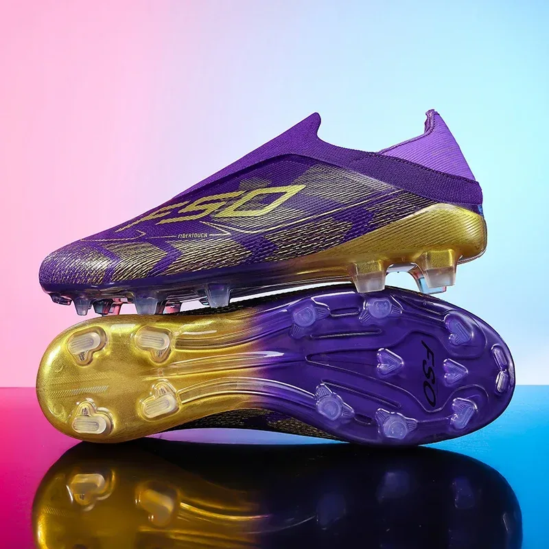 Neue Herren-Fußballschuhe Hochwertige Rasenstollen Mittelhohe Turnschuhe für Hallen und Leichtboden Meistverkaufte Fußballschuhe Rutschfeste Outdoor-Sneaker