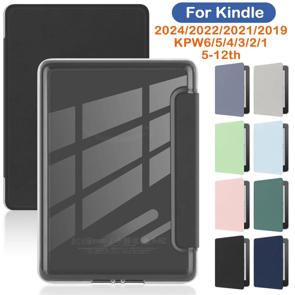 Acrylhülle für Kindle Paperwhite Colorsoft 2024 2022 2021, 2, 3, 6, 10,, 11,, 12., Generation, 6,8, 7 Zoll, Schutzhülle