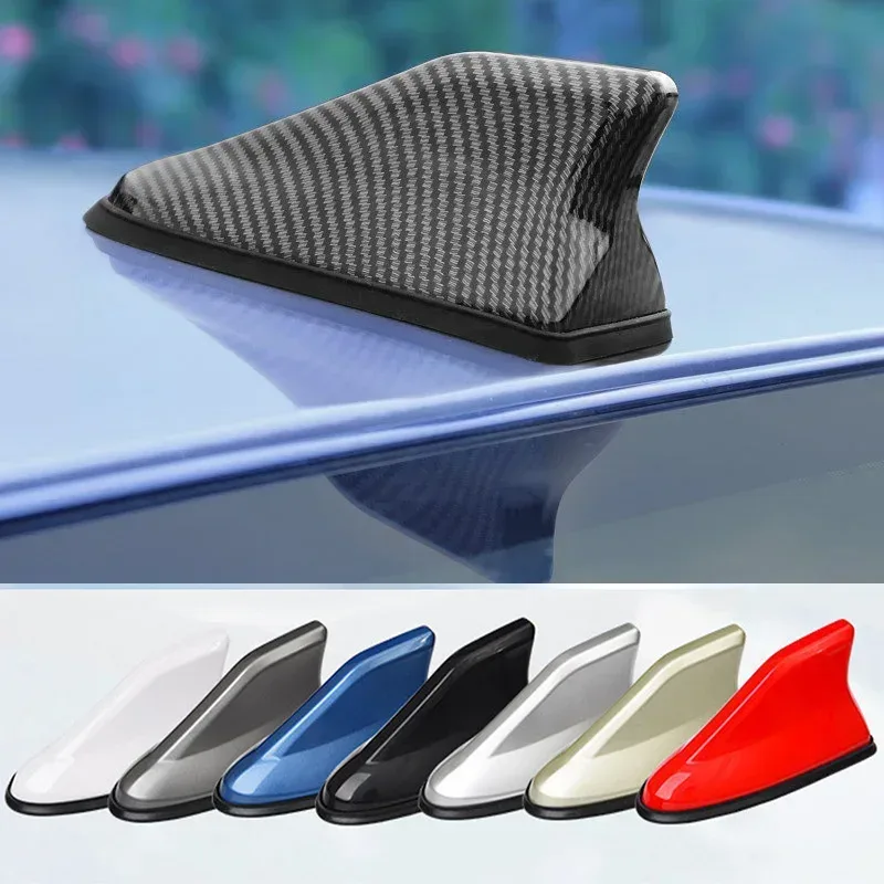 Universal Auto Antennen Shark Fin Antenne Auto Radio Signal Antennen Dach Antennen Für Auto Modell Auto Styling Carbon Look