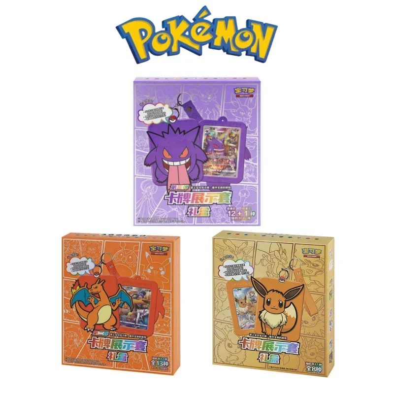 Heiße Neue Original Pokemon Trading Ptcg Karte Spiel Vereinfachte Chinesische 8,0 Gengar Karten Ausstellung Kombination Anzug Ar Karte Kind Geschenke