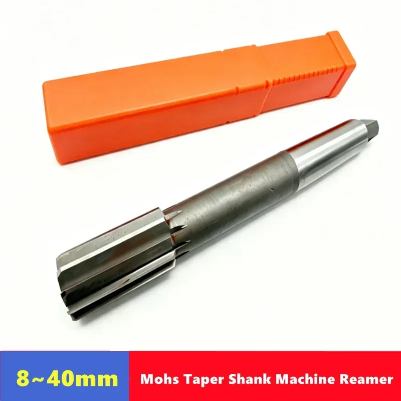 M2 HSS Mohs-Kegelschaft-Maschinenreibahle 8-40mm, H7/H8, geeignet für Spannfutter, CNC-Werkzeugmaschinen, Metallreibahle, Präzisionsschneiden