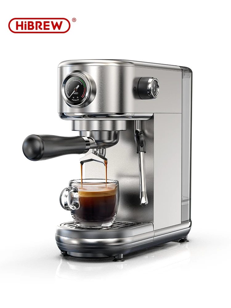 Hibrew 20bar halbautomat ische Espresso maschine Temperatur einstellbar kalt/heiß super schlanke Kaffee maschine Cappuccino h10b