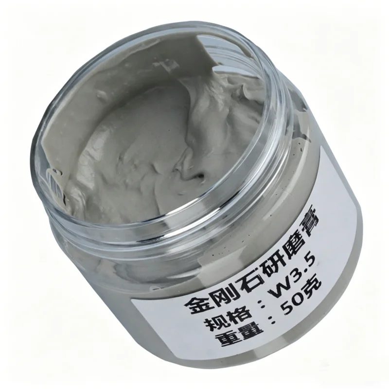 1 Stück 50G Diamantpaste Poliermittel Spiegelpolierpaste in Spritzen für Glas, Jade, Schmuck, Metall, Polierwerkzeuge