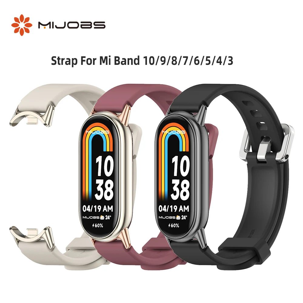 Armband für Mi Band 10 9 8 7 6 5 Uhrenarmband für Mi Band 10 Silikonarmband für Mi Band 9 Armband für Mi Band 8