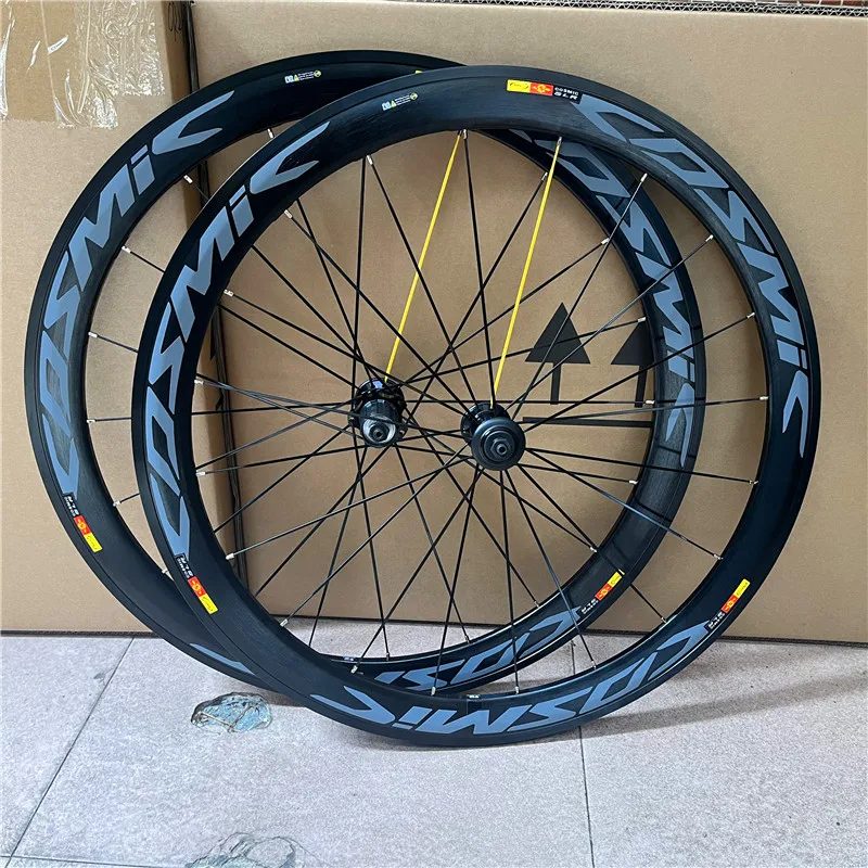 700C Rahmenhöhe 30/40/50MM Brandneuer Rennrad-Laufradsatz V/C Scheibenbremse Rennradbremse Straight Pull Bike Laufradsatz Cosmic Elite