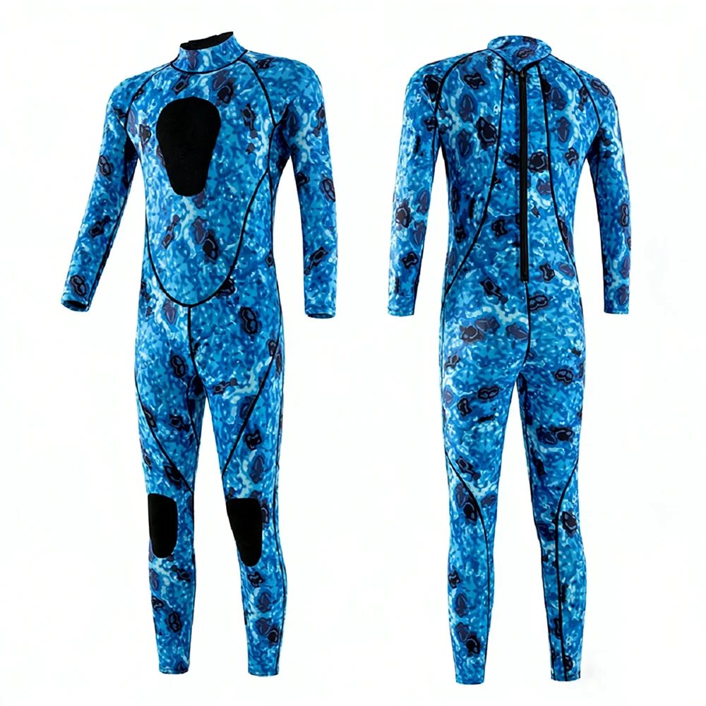 3mm Speerfischen Neoprenanzüge Neoprenanzüge Angeln Tauchen Surfen Schnorcheln Kajakfahren Camouflage Erwachsene Ganzkörper Thermal Warm halten