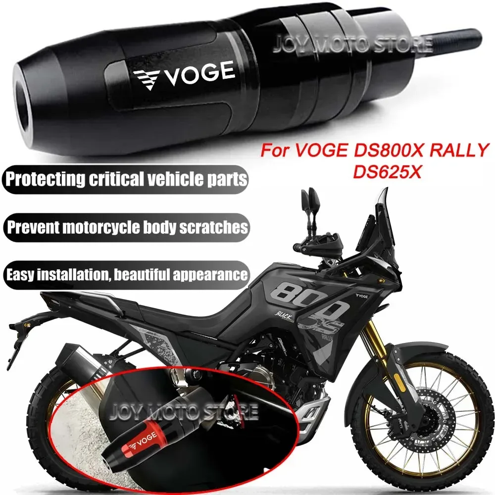 Für Voge DS 800x Rallye DS 625x Motorrad CNC Zubehör Absturzsicherung Auspuff Slider Crash