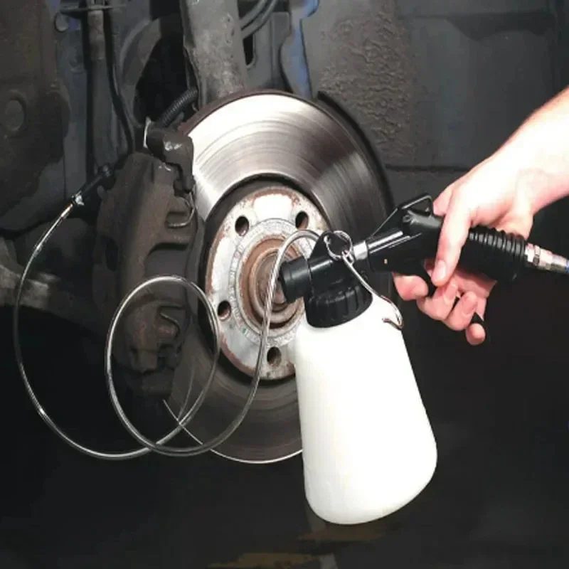 1L 0,75 L Auto Bremsentlüfter Hydraulische Pumpen Flüssigkeit Pumpe Kit Öl Ändern Purge Tank Rohre Reparatur Werkzeug Lkw Motorrad Zubehör