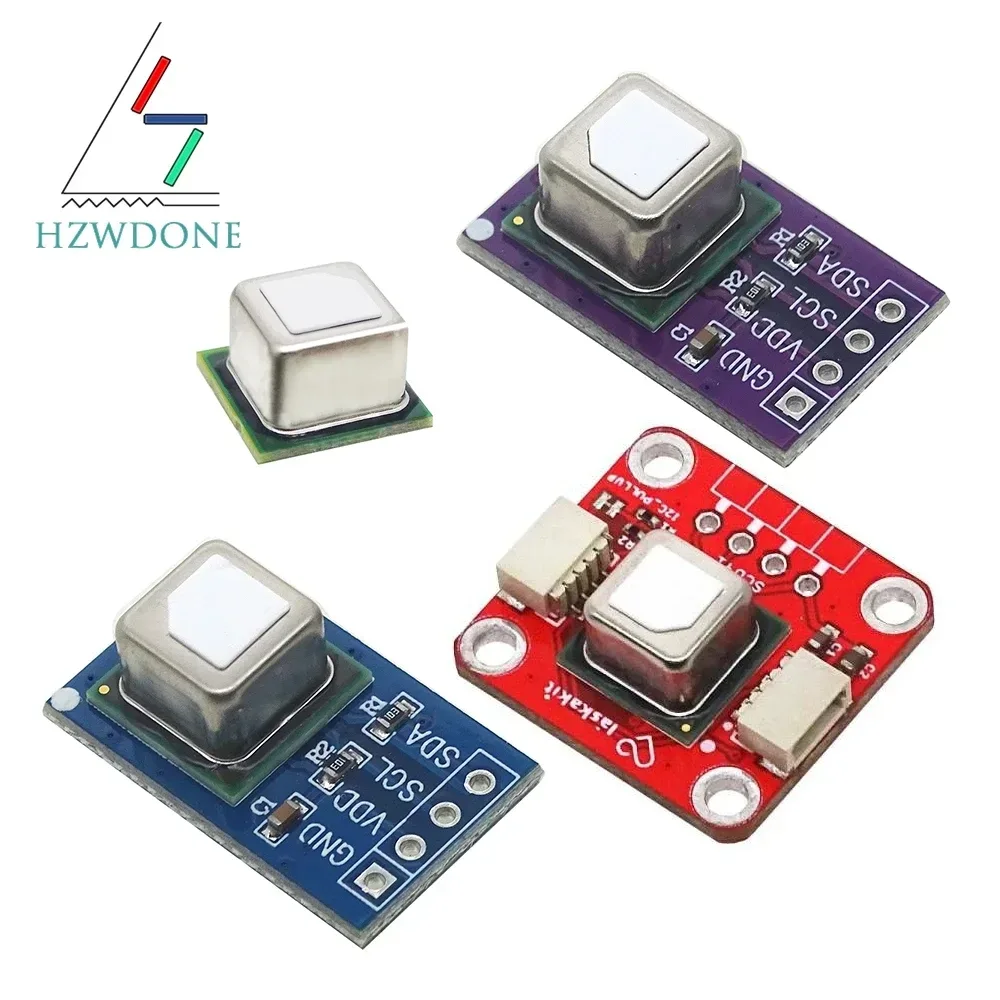 Das SCD40 SCD41 Gas-Sensormodul erkennt CO2-Kohlendioxid-Temperatur und Luftfeuchtigkeit in einer Sensor-I2C-Kommunikation
