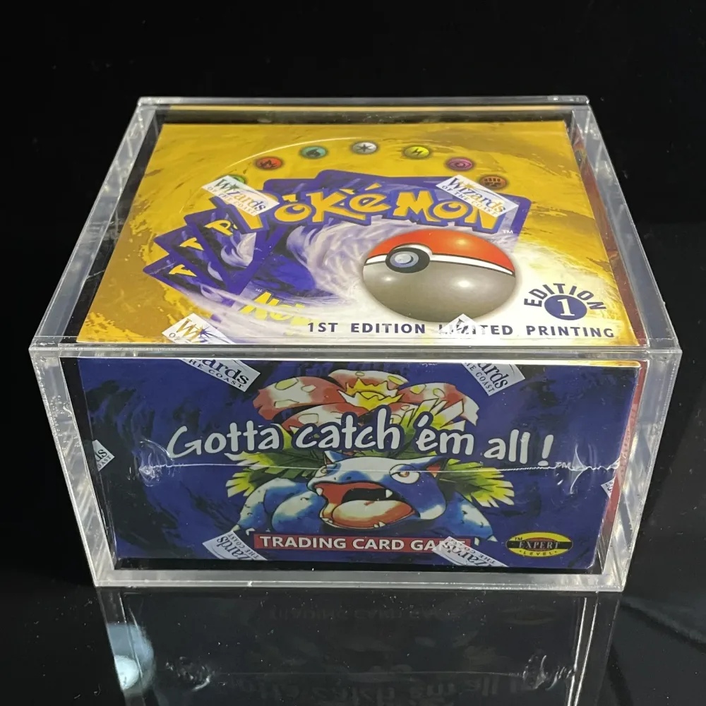 (Neu raffiniert) Vintage Curated 1999 First Edition PKM Base Booster Box ? WIZARDS PTCG werkseitig versiegelte Sammelspielkarten PROXY