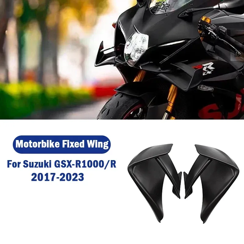Neuer fester wind flügel für suzuki GSX-R1000R gsxr1000 2010-2015 motorrad aero dynamische winglets windschutz scheiben verkleidungen zubehör