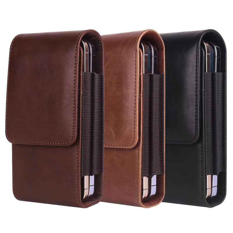 Vertikales Dual-Pouch-Design Handy-Gürteltasche für Samsung S26Ultra S25Ultra S25 FE iPhone 17 16 15 14Pro Max Smartphone-Hülle