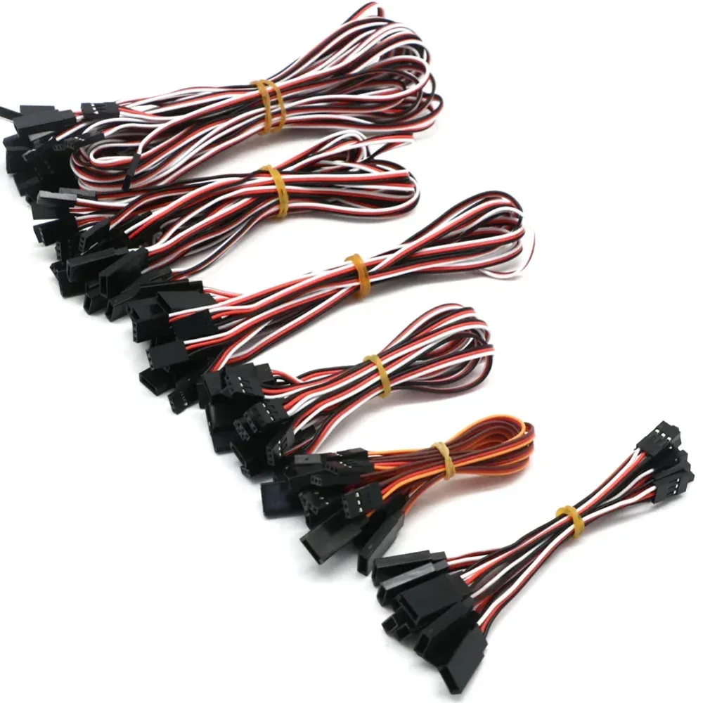10 stücke 100mm/150mm/200mm/300mm/500mm RC Servo Verlängerung Kabel kabel Draht Blei JR Für Rc Hubschrauber Rc Drone