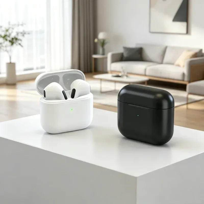TWS Fone Bluetooth-Kopfhörer, kabellose Kopfhörer mit Mikrofon, Touch-Steuerung, kabelloses Bluetooth-Headset, Ohrhörer für Smartphones