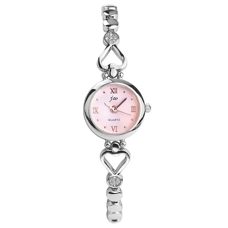 Damenuhr, kompakt und exquisit, Rose Love Armbanduhr für Mädchen und Studentinnen, modische Quarzuhr mit hoher Schönheit