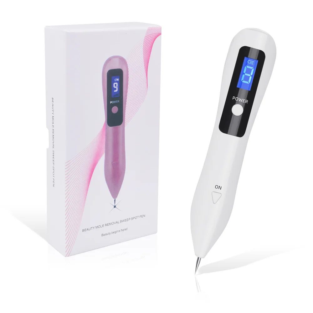 Laser-Plasma-Stift mit 9 Stufen zur Entfernung von Sommersprossen, Warzen und Tattoos, Instrument zur Entfernung von Hautanhängseln, Schönheitspflegegerät