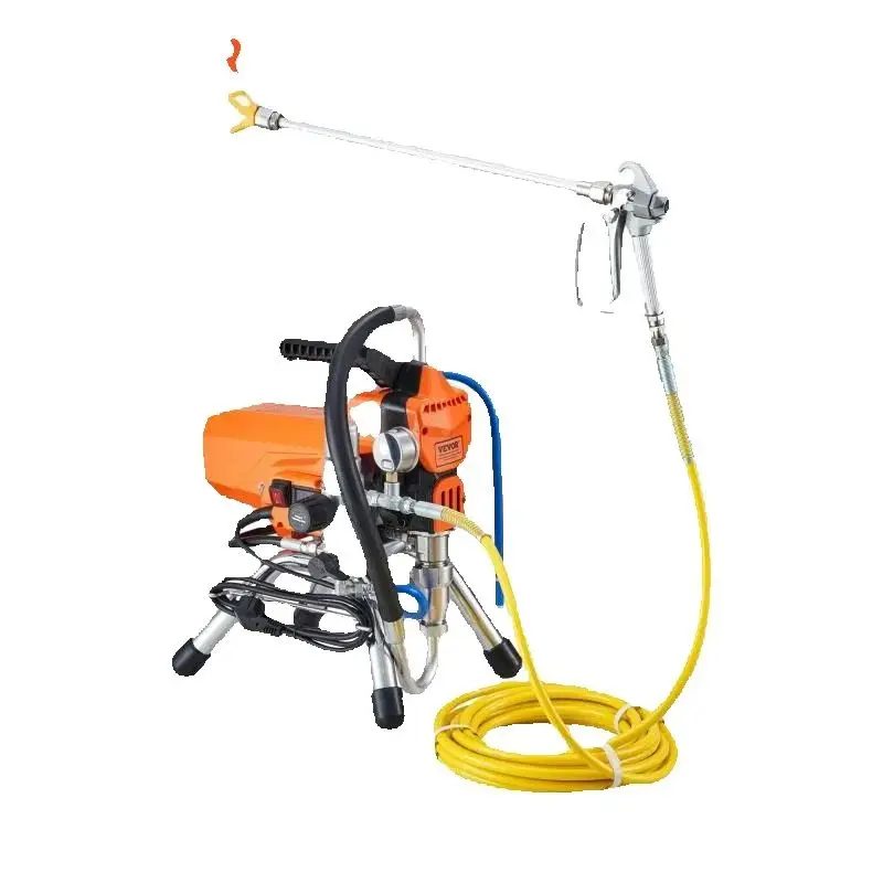 SucceBuy Airless-Wandfarbspritzpistole mit 2000 W 2200 W Hochdruckrohrspritzmaschine, Airless-Hochdruckspritzmaschine