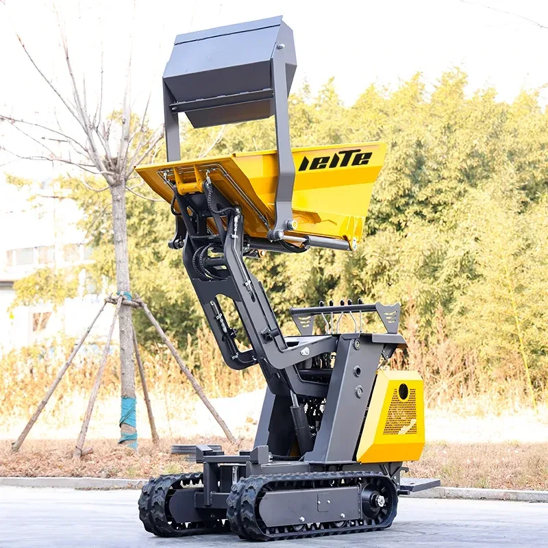 NEUER Mini-Raupendumper 0,8 Tonnen Kompakter Dumper für Baumaterialtransport und Landschaftsbau Mini-Dumper Maßgefertigt
