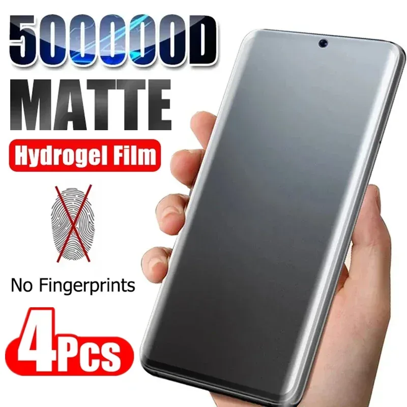 4Pcs Matte Hydrogel Film Für Samsung S24 S21 S22 S23 Ultra S20 FE Screen Protector Für Galaxy Note 20 Ultra S8 S9 S10 Plus S10E