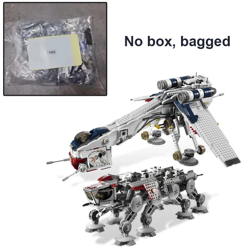 1788 Teile AT-OT Dropship AT-OT Walker Starfighter Space 05053 10195 Modellbausatz Spielzeug Kompatibel mit Bausteinen