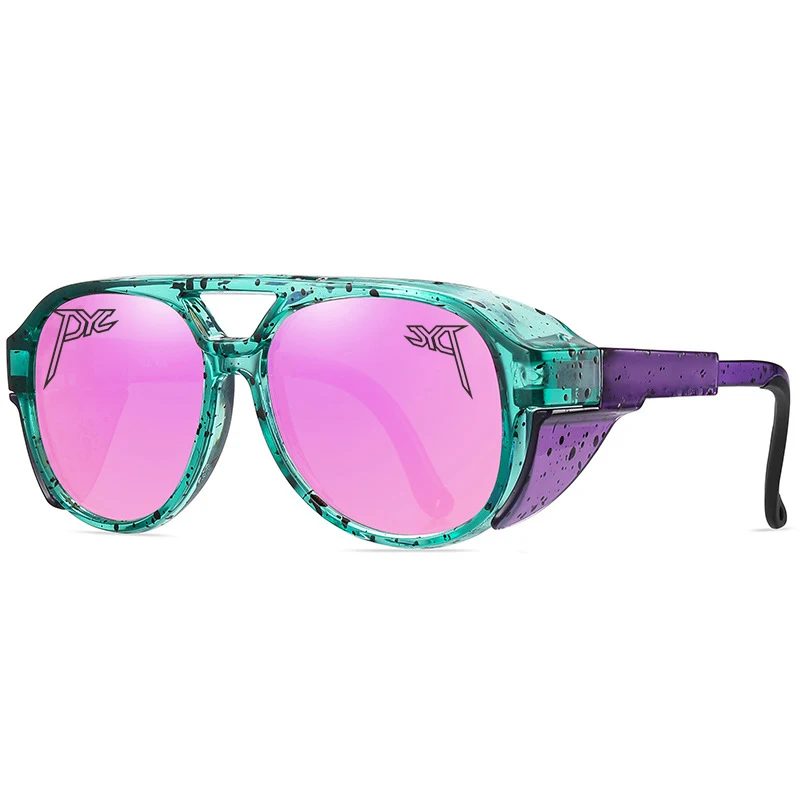 Punk Sonnenbrille Steampunk Sonnenbrillen PITS OCTAL VIPERS TRABEC Sport Wandern Radfahren Retro Vintage Eyewear Baseball-Brille