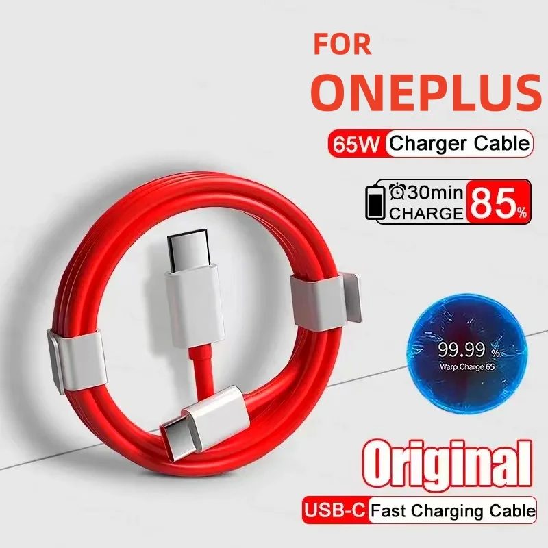 Pd 65w supervooc Schnell ladekabel für oneplus ace 12 11 10t 9 8t 7t pro usb c bis Typ c Kabel Warp Dash Charge 6t 5t Datenkabel