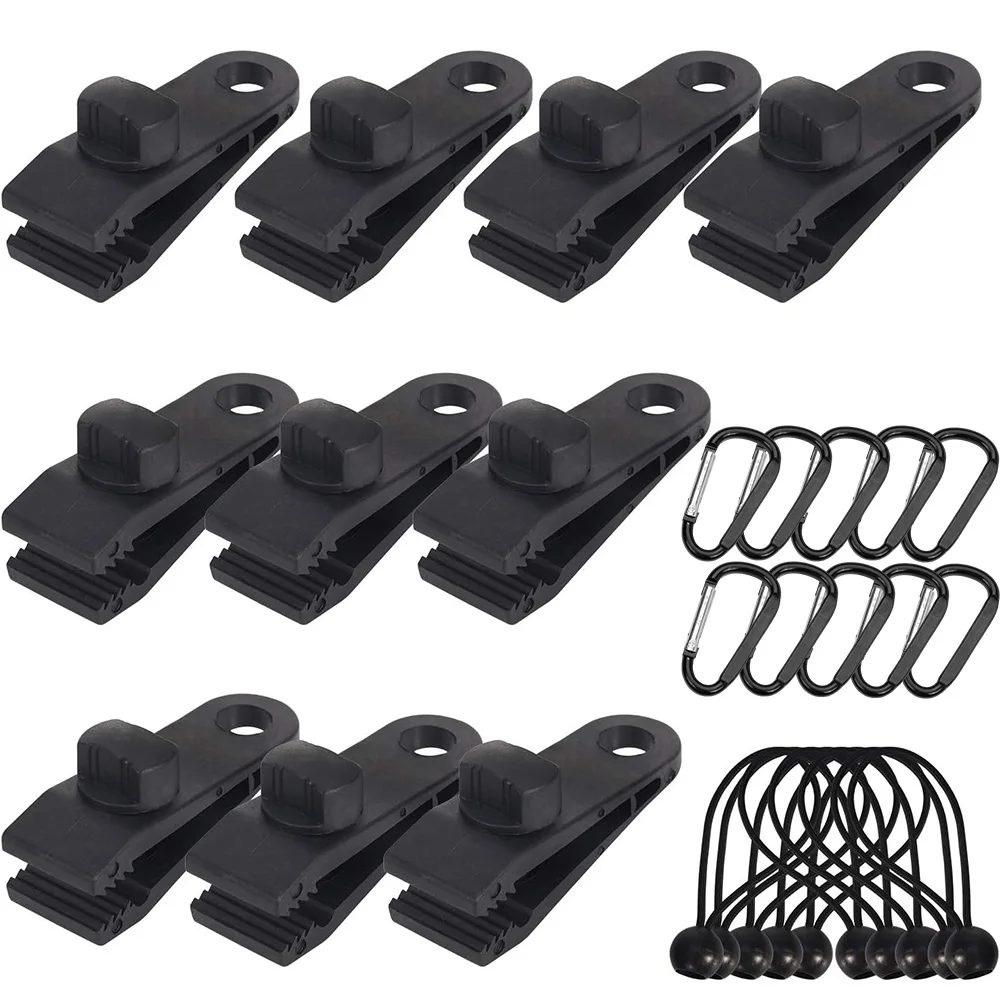 5 oder40 Stück Zelt-Clip, Baldachin-Markisen-Clip, Plane-Seil-Clip, hochfeste Spannungsbefestigung, geeignet für Outdoor-Camping