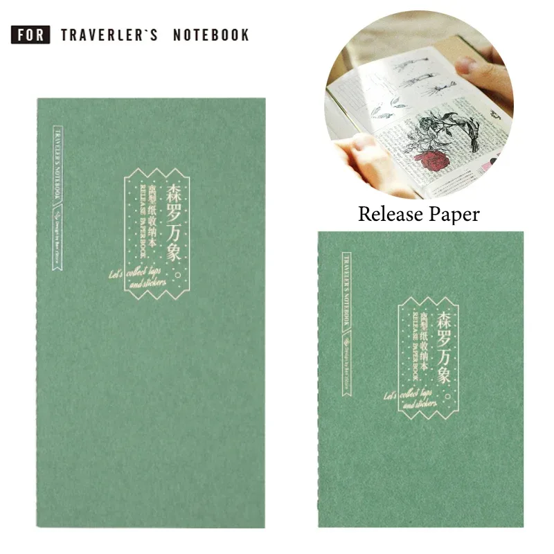 Fromthenon Traveler Notebook Ersetzen Sie die Innenseite, Journal-Planer, dekorativer Aufkleber, Aufbewahrungsnotizbuch, Zubehör ersetzen