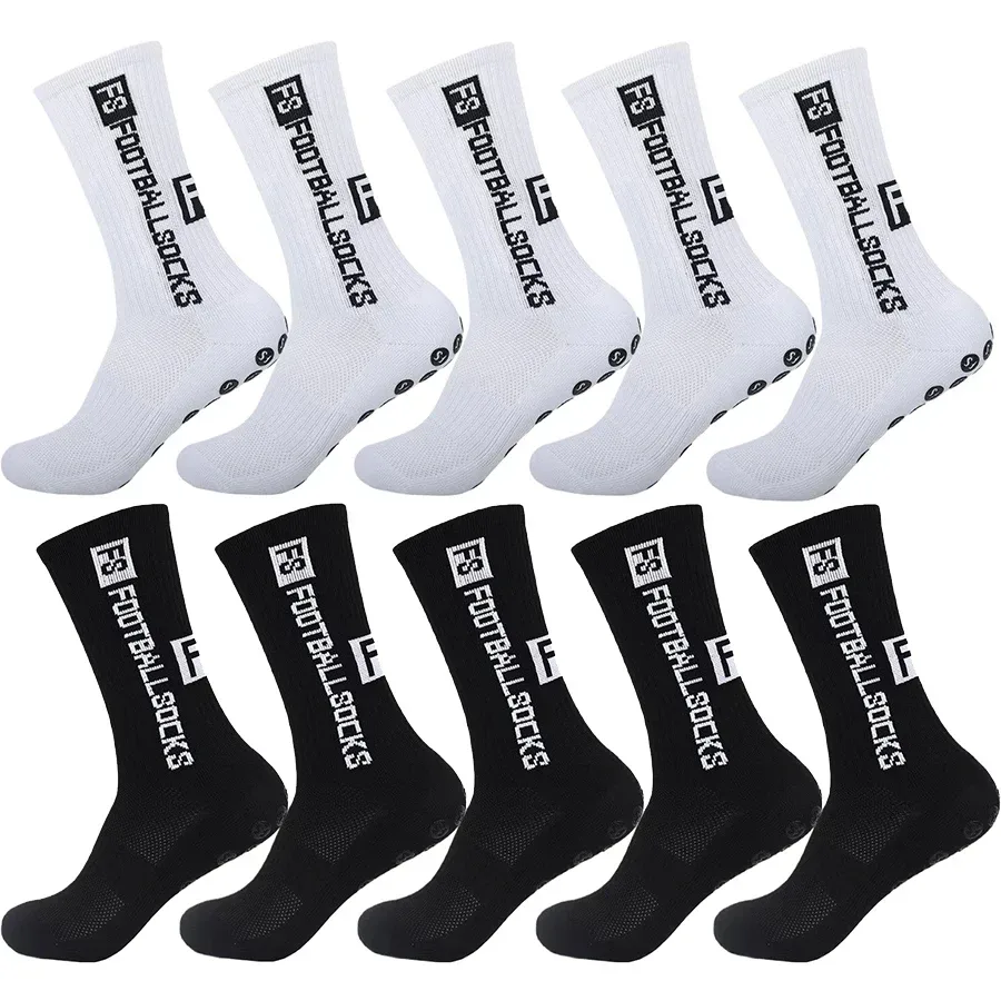 10 Paar rutschfeste Socken für Herren und Damen, maßgeschneidert für Fußball, Radfahren, Wandern, stoßfest und elastisch